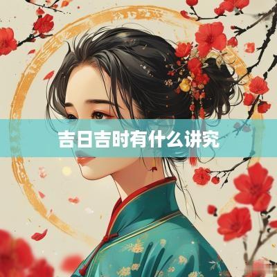 吉日吉时有什么讲究