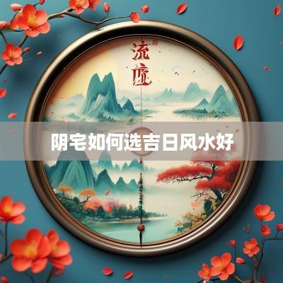 阴宅如何选吉日风水好