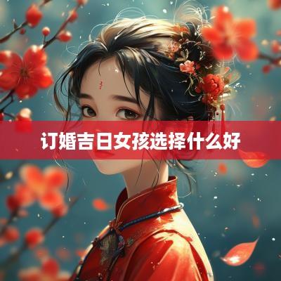 订婚吉日女孩选择什么好