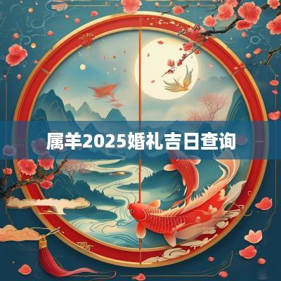 属羊2025婚礼吉日查询