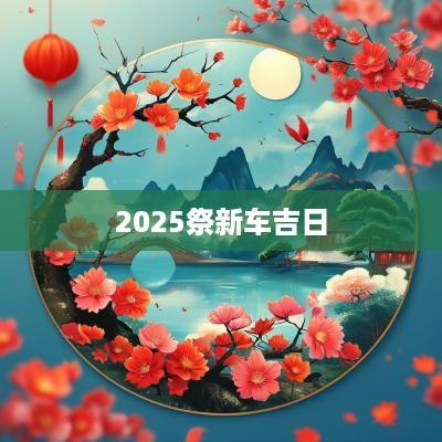 2025祭新车吉日