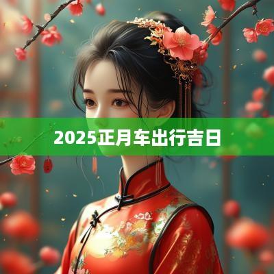 2025正月车出行吉日