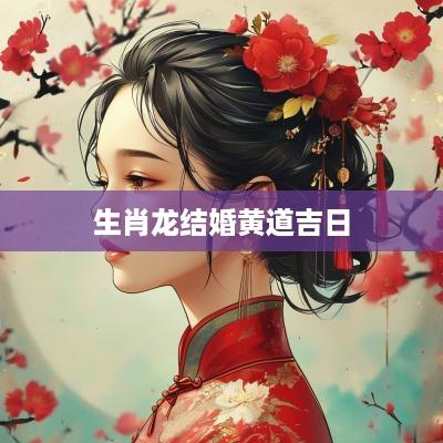 生肖龙结婚黄道吉日