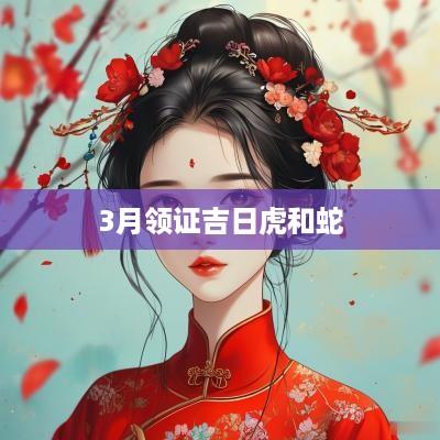 3月领证吉日虎和蛇