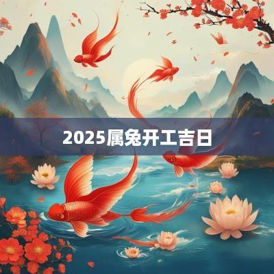 2025属兔开工吉日