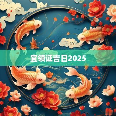 宜领证吉日2025