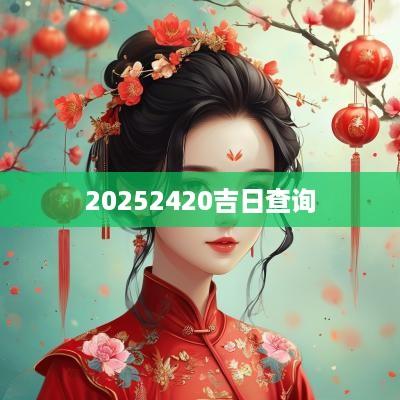20252420吉日查询