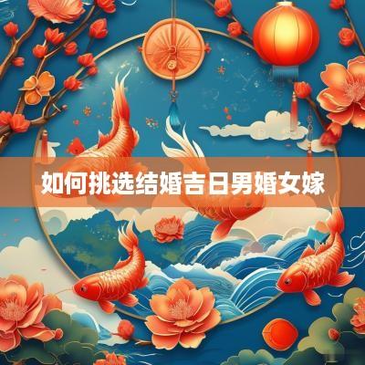 如何挑选结婚吉日男婚女嫁