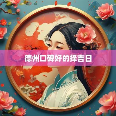 德州口碑好的择吉日 德州口碑好的择吉日