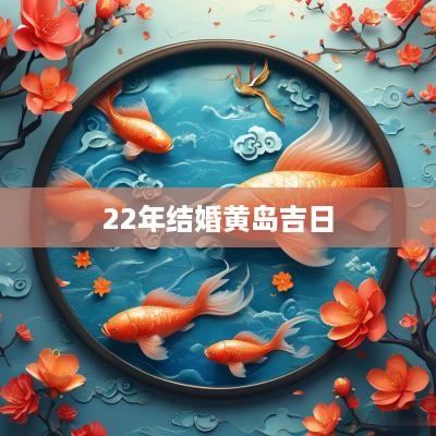 22年结婚黄岛吉日