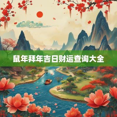 蛇年拜年吉日财运查询大全