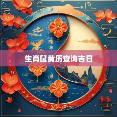 生肖鼠黄历查询吉日