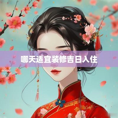 哪天适宜装修吉日入住