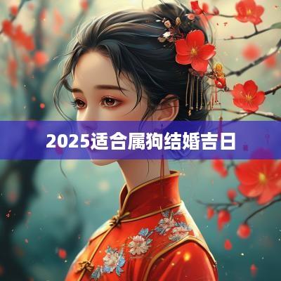 2025适合属狗结婚吉日