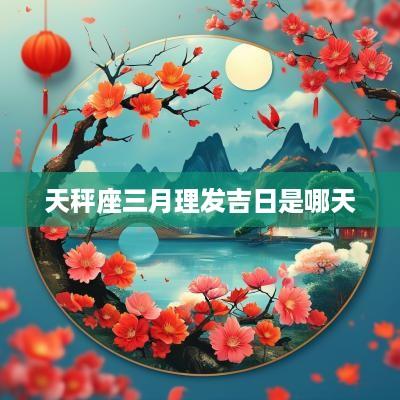 天秤座三月理发吉日是哪天