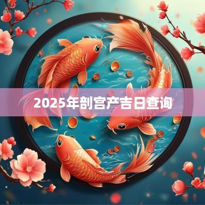 2025年剖宫产吉日查询