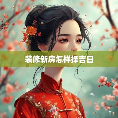 装修新房怎样择吉日