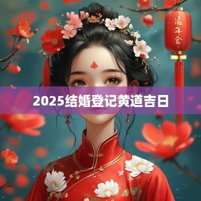 2025结婚登记黄道吉日