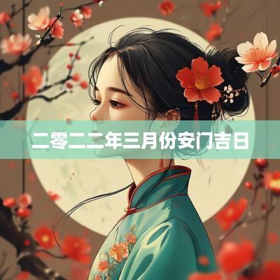 二零二二年三月份安门吉日