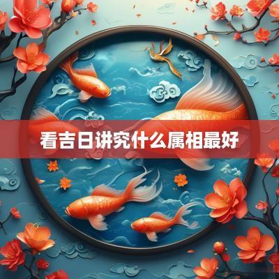 看吉日讲究什么属相最好