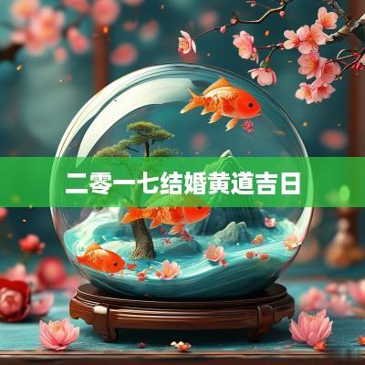 二零一七结婚黄道吉日