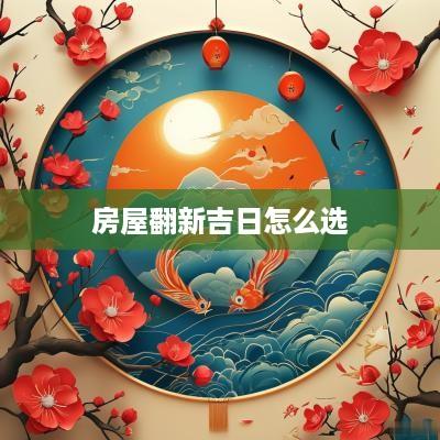 房屋翻新吉日怎么选
