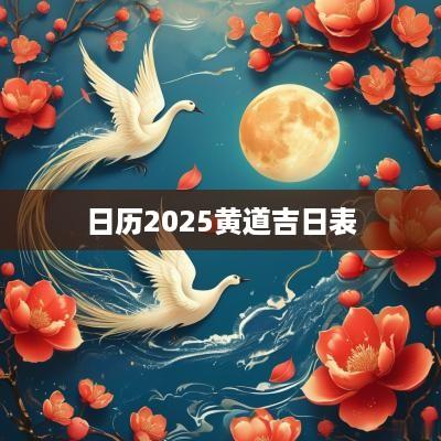 日历2025黄道吉日表