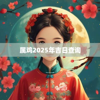 属鸡2025年吉日查询