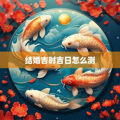 结婚吉时吉日怎么测