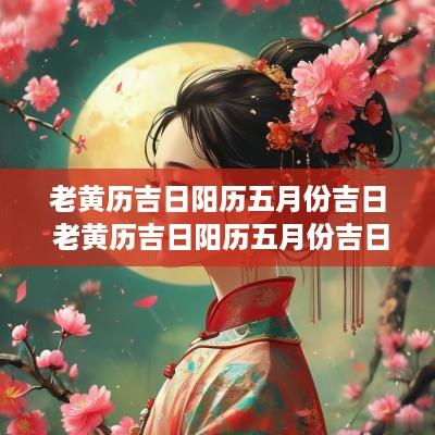 老黄历吉日阳历五月份吉日 老黄历吉日阳历五月份吉日查询