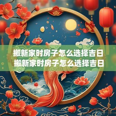 搬新家时房子怎么选择吉日 搬新家时房子怎么选择吉日呢