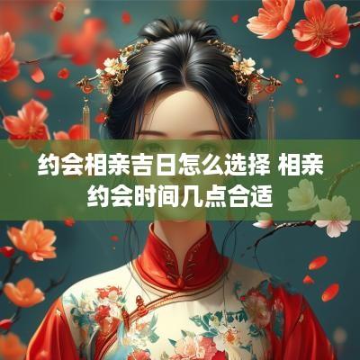 约会相亲吉日怎么选择 相亲约会时间几点合适