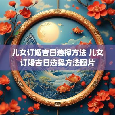 儿女订婚吉日选择方法 儿女订婚吉日选择方法图片