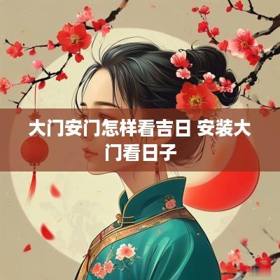 大门安门怎样看吉日 安装大门看日子