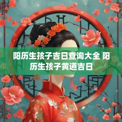 阳历生孩子吉日查询大全 阳历生孩子黄道吉日