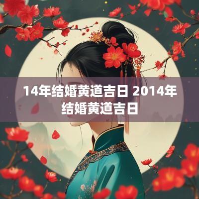 14年结婚黄道吉日 2014年结婚黄道吉日