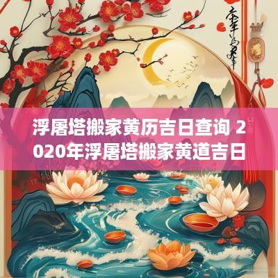 浮屠塔搬家黄历吉日查询 2025年浮屠塔搬家黄道吉日