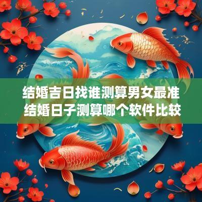 结婚吉日找谁测算男女最准 结婚日子测算哪个软件比较好