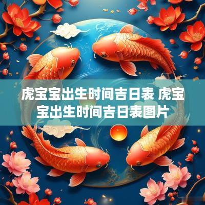 虎宝宝出生时间吉日表 虎宝宝出生时间吉日表图片