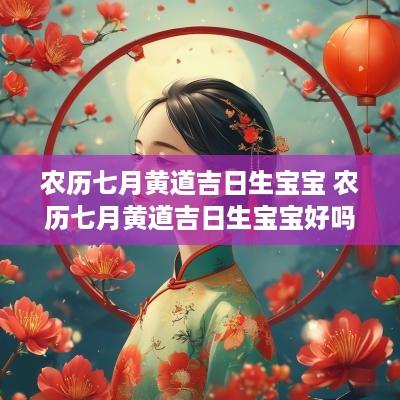 农历七月黄道吉日生宝宝 农历七月黄道吉日生宝宝好吗