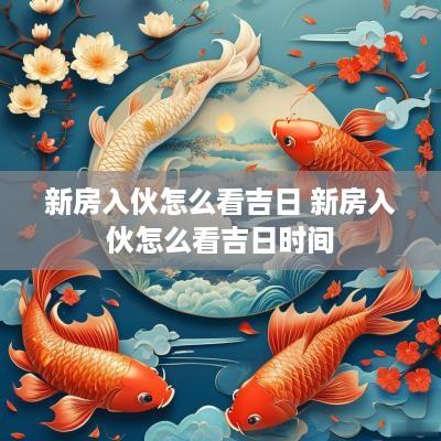 新房入伙怎么看吉日 新房入伙怎么看吉日时间