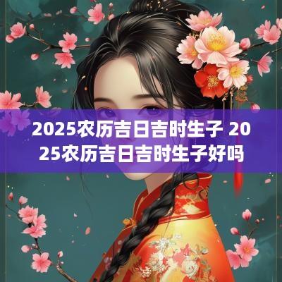 2025农历吉日吉时生子 2025农历吉日吉时生子好吗
