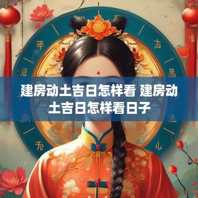 建房动土吉日怎样看 建房动土吉日怎样看日子