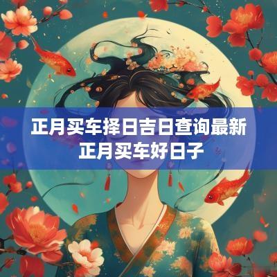 正月买车择日吉日查询最新 正月买车好日子