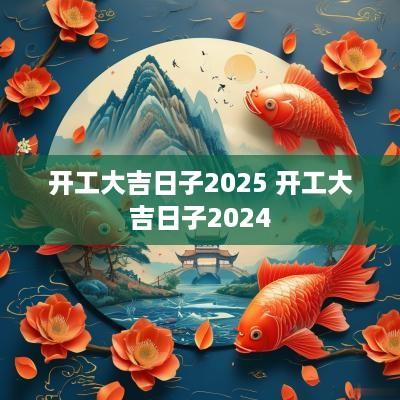 开工大吉日子2025 开工大吉日子2025