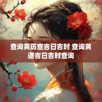 查询黄历查吉日吉时 查询黄道吉日吉时查询