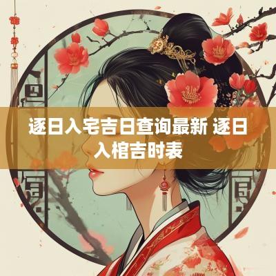 逐日入宅吉日查询最新 逐日入棺吉时表