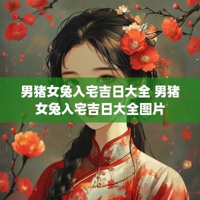 男猪女兔入宅吉日大全 男猪女兔入宅吉日大全图片
