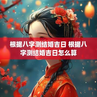 根据八字测结婚吉日 根据八字测结婚吉日怎么算
