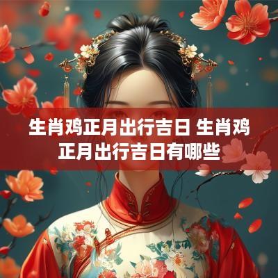 生肖鸡正月出行吉日 生肖鸡正月出行吉日有哪些